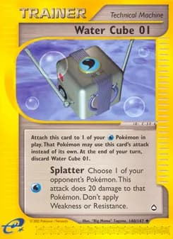 Water Cube 01 card in English