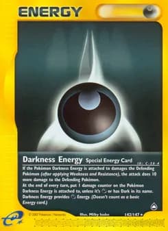 Darkness Energy card in English