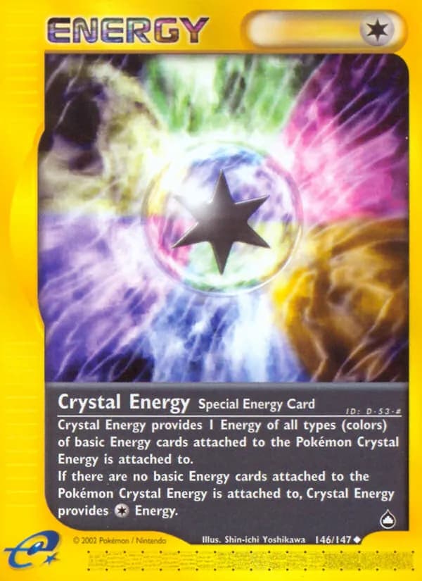 Crystal Energy card in English