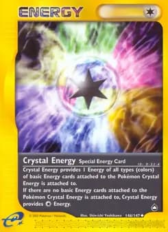 Crystal Energy card in English