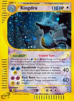 Kingdra card in English