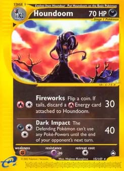 Houndoom card in English