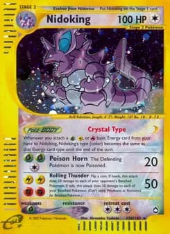 Nidoking card in English