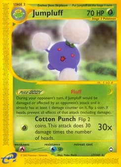 Jumpluff card in English
