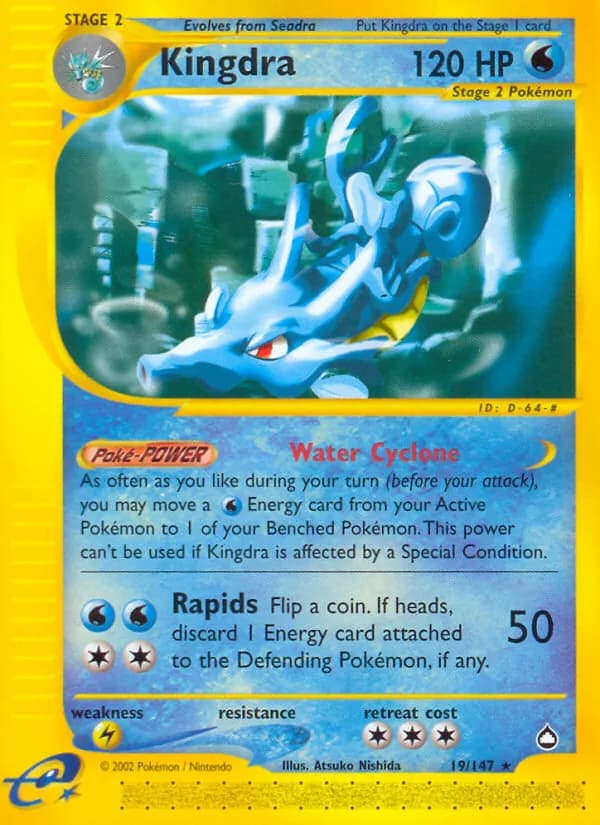 Kingdra card in English