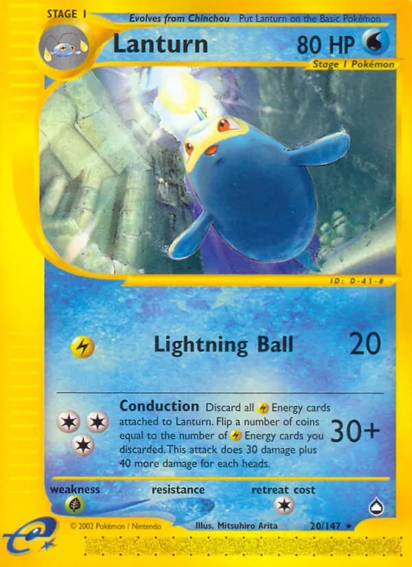 Lanturn card in English