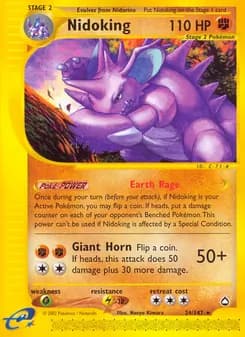 Nidoking card in English