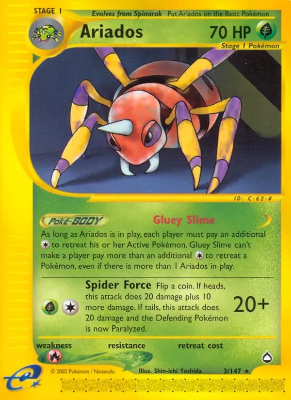 Ariados card in English