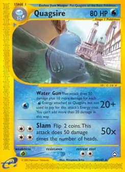 Quagsire card in English
