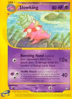 Slowking card in English