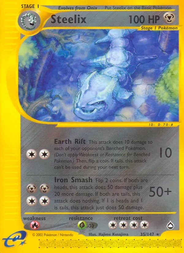 Steelix card in English