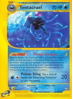 Tentacruel card in English