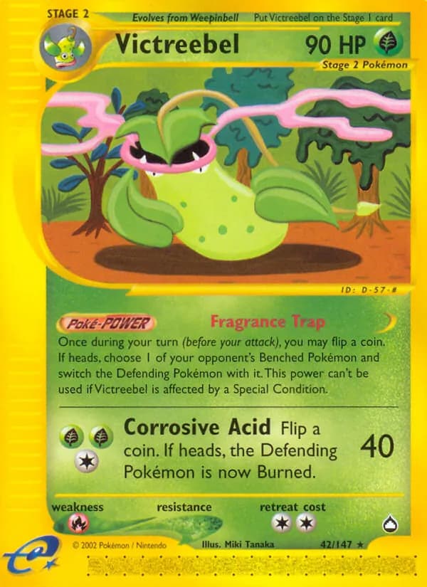 Victreebel card in English