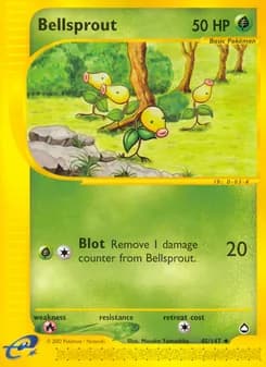 Bellsprout card in English