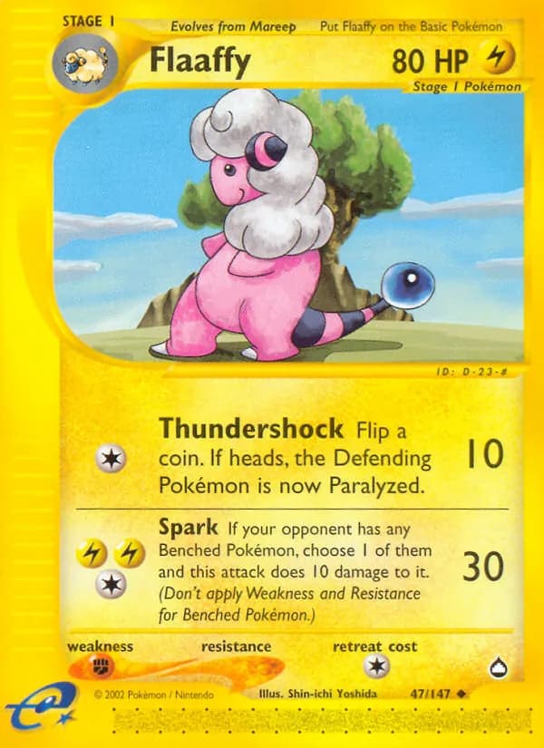Flaaffy card in English