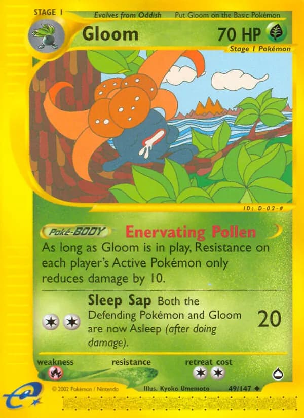 Gloom card in English