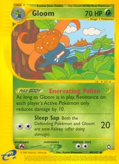 Gloom card in English