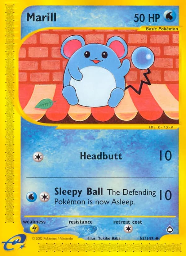 Marill card in English