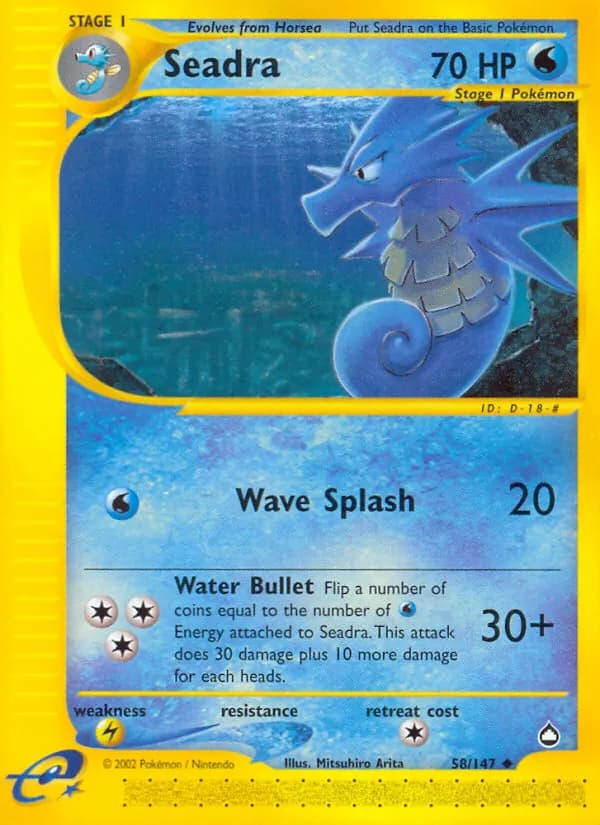 Seadra card in English