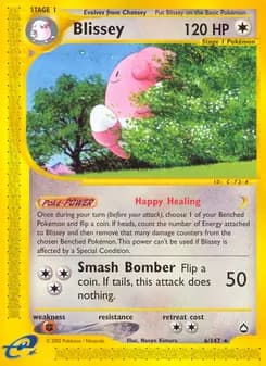 Blissey card in English