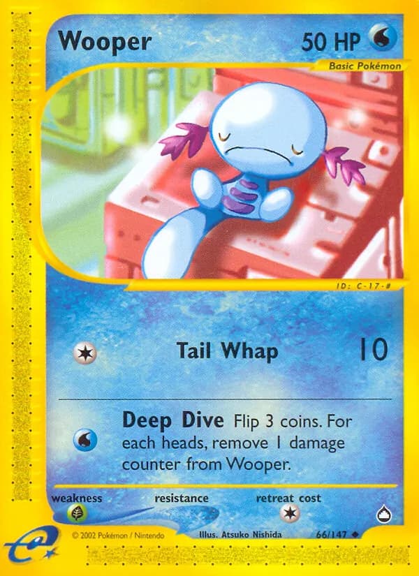 Wooper card in English