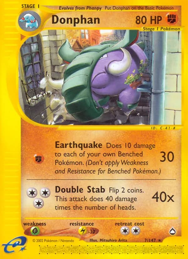 Donphan card in English