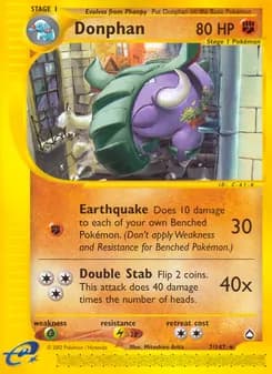 Donphan card in English