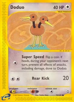 Doduo card in English