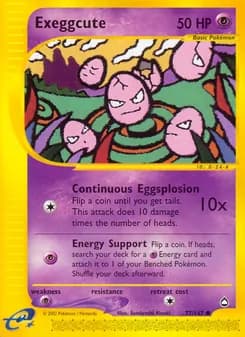 Exeggcute card in English