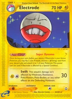 Electrode card in English