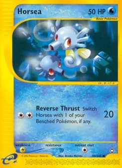 Horsea card in English