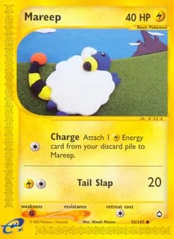 Mareep card in English