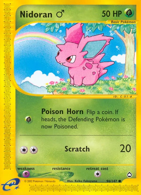 Nidoran♂ card in English