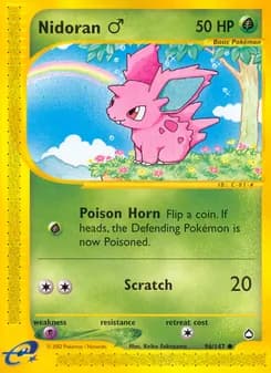 Nidoran♂ card in English