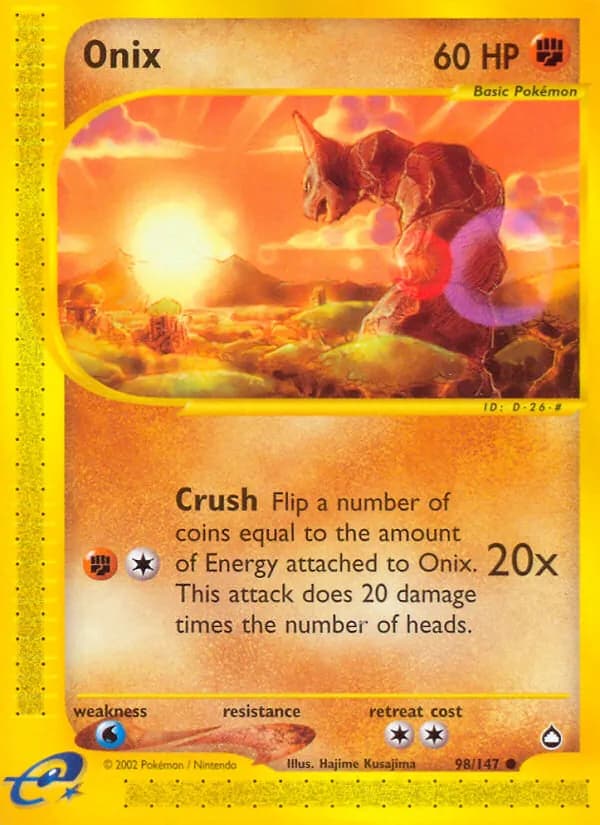 Onix card in English