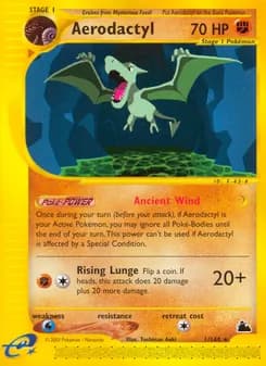 Aerodactyl card in English