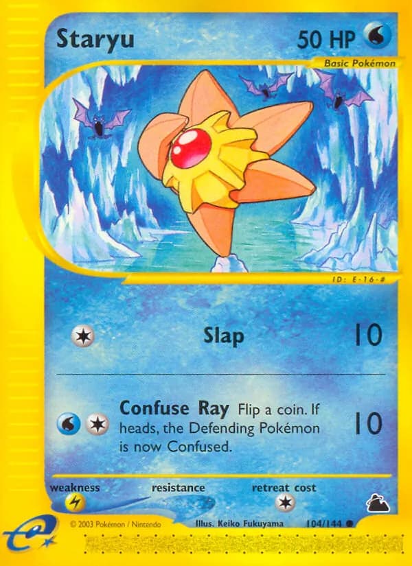 Staryu card in English