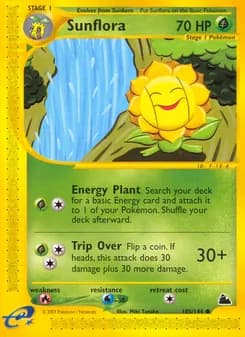 Sunflora card in English