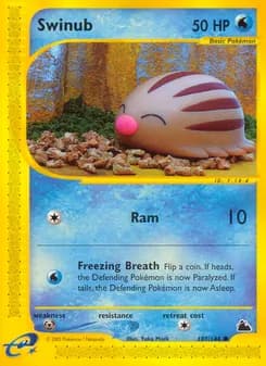 Swinub card in English