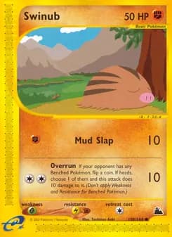 Swinub card in English