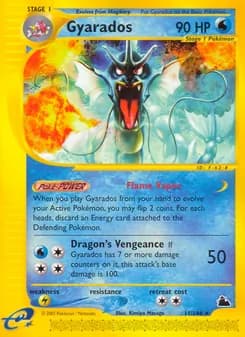 Gyarados card in English