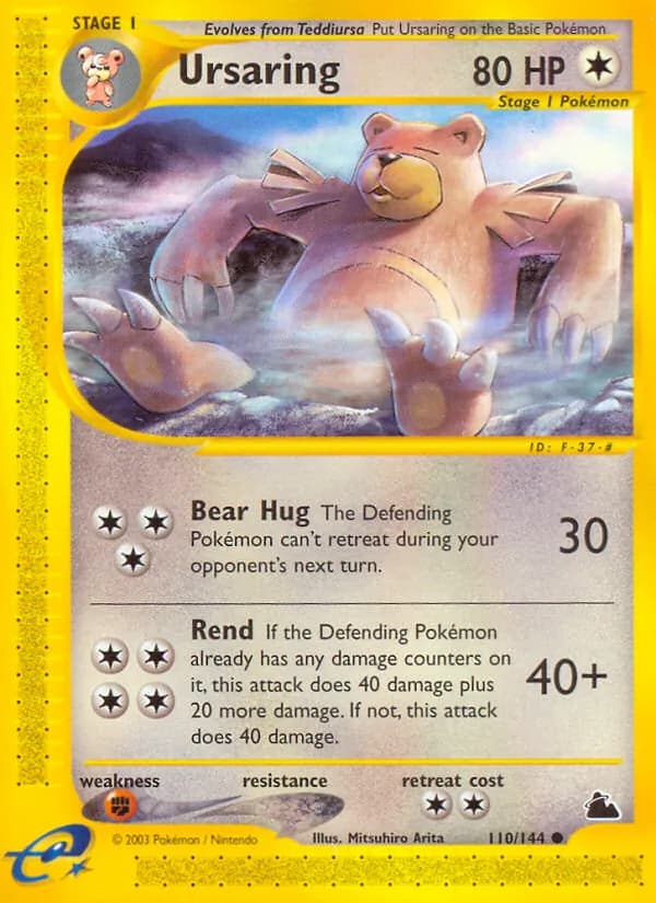 Ursaring card in English