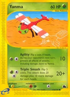 Yanma card in English