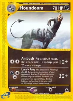 Houndoom card in English