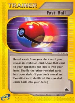 Fast Ball card in English