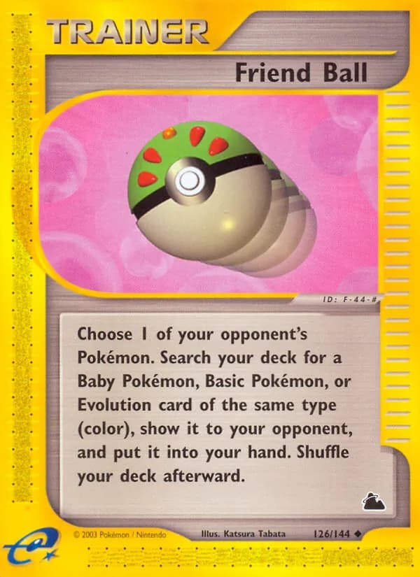 Friend Ball card in English