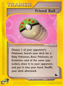 Friend Ball card in English