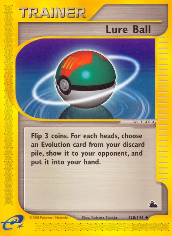 Lure Ball card in English