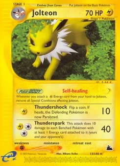 Jolteon card in English