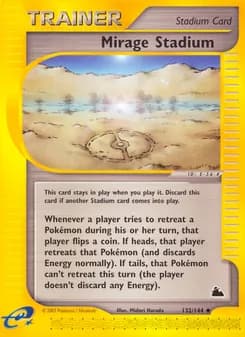 Mirage Stadium card in English